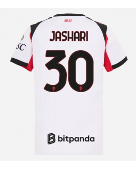 AC Milan Ardon Jashari #30 Maglia Gara Trasferta Repliche 2025-26 Donna Maniche Corte